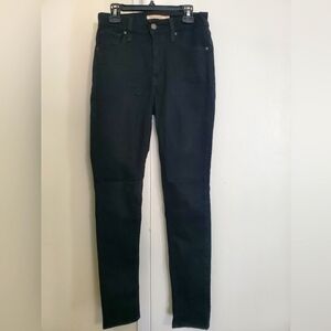 721 High Rise Skinny in Black